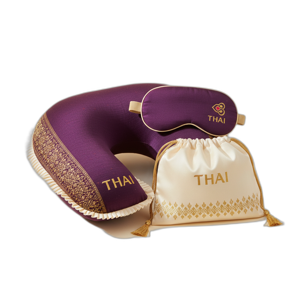 Royal Silk Travel Pillow Set